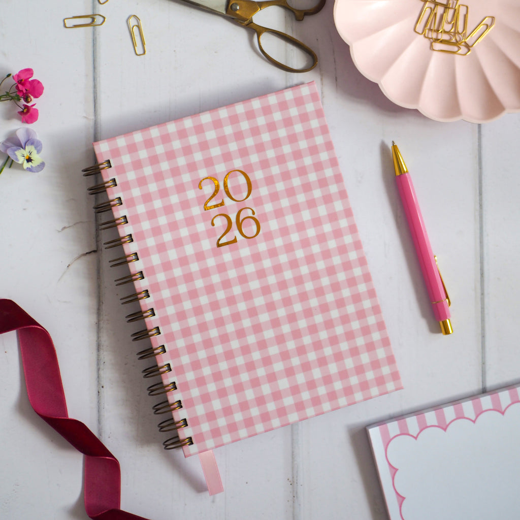 26 - 27 Dated Mid Year Diary | Gingham