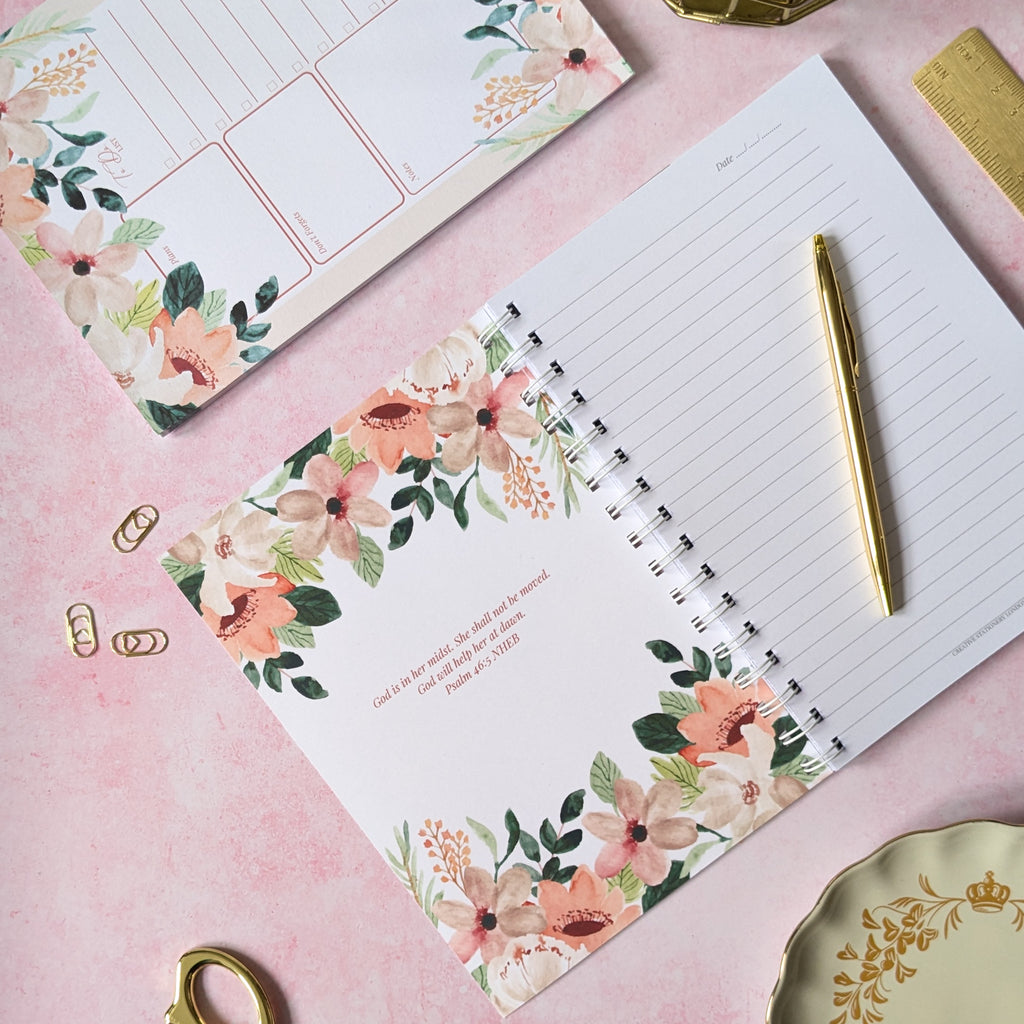 God is Within Her she will not Fail | Psalm 46:5 | Notebook