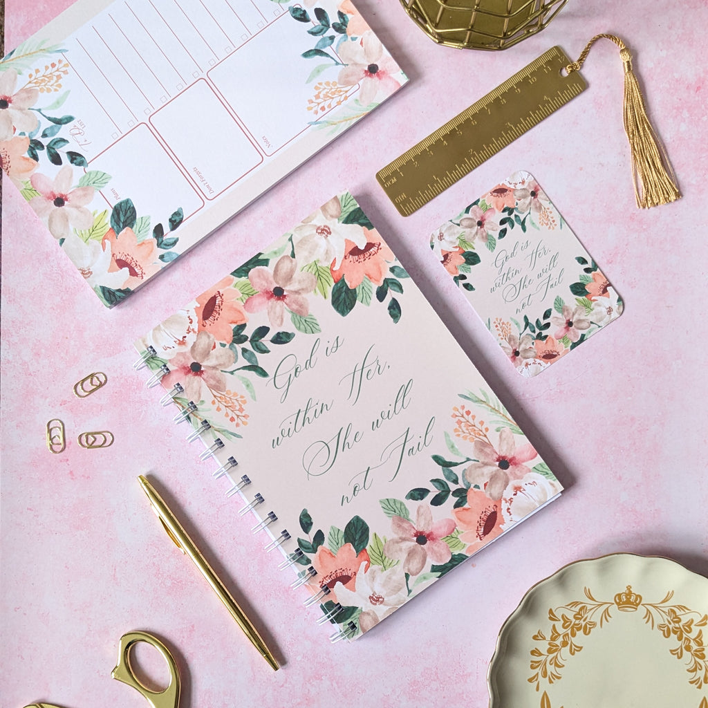 God is Within Her she will not Fail | Psalm 46:5 | Notebook