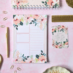 Floral Borders | Daily Desk Planner
