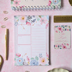 Floral Borders | Daily Desk Planner