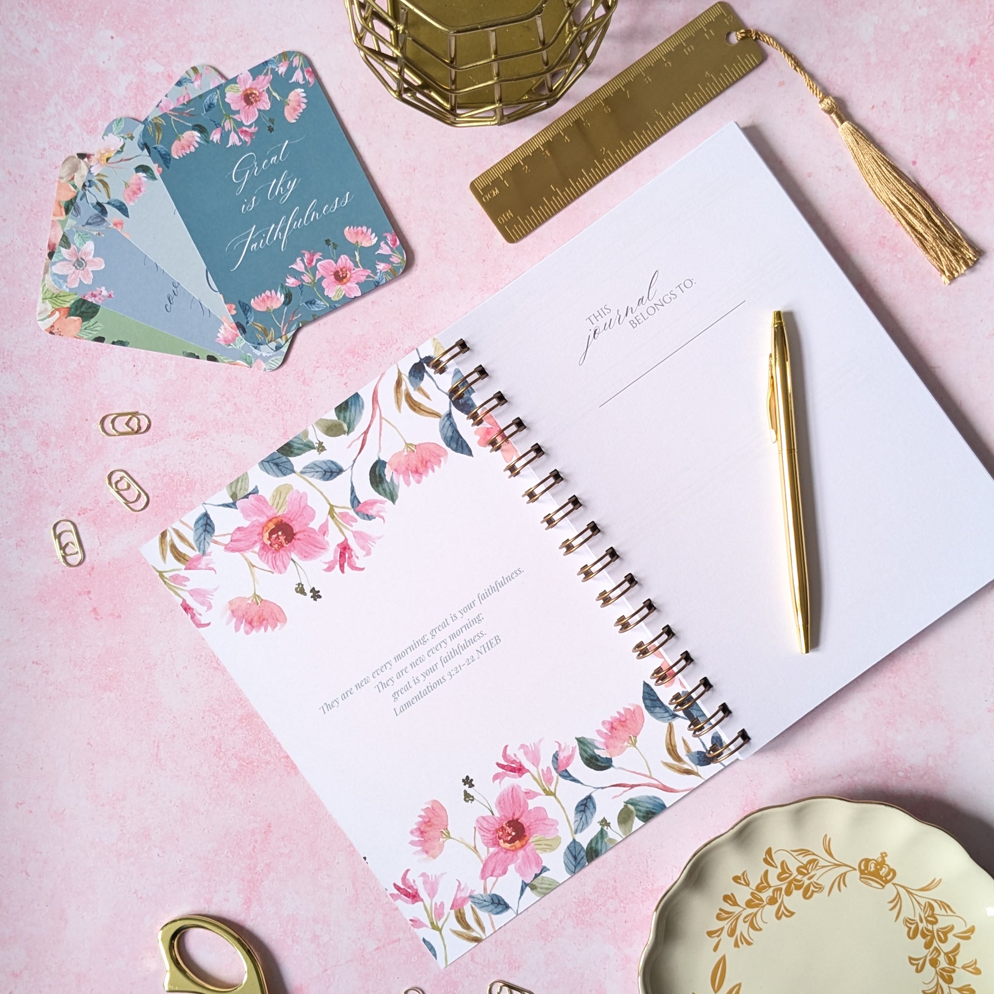 Great is thy Faithfulness | Lamentations 3:23 | Notebook