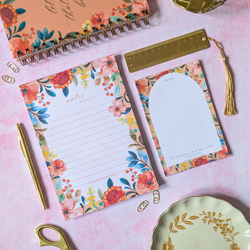 Truth in Florals | Lined Notepad