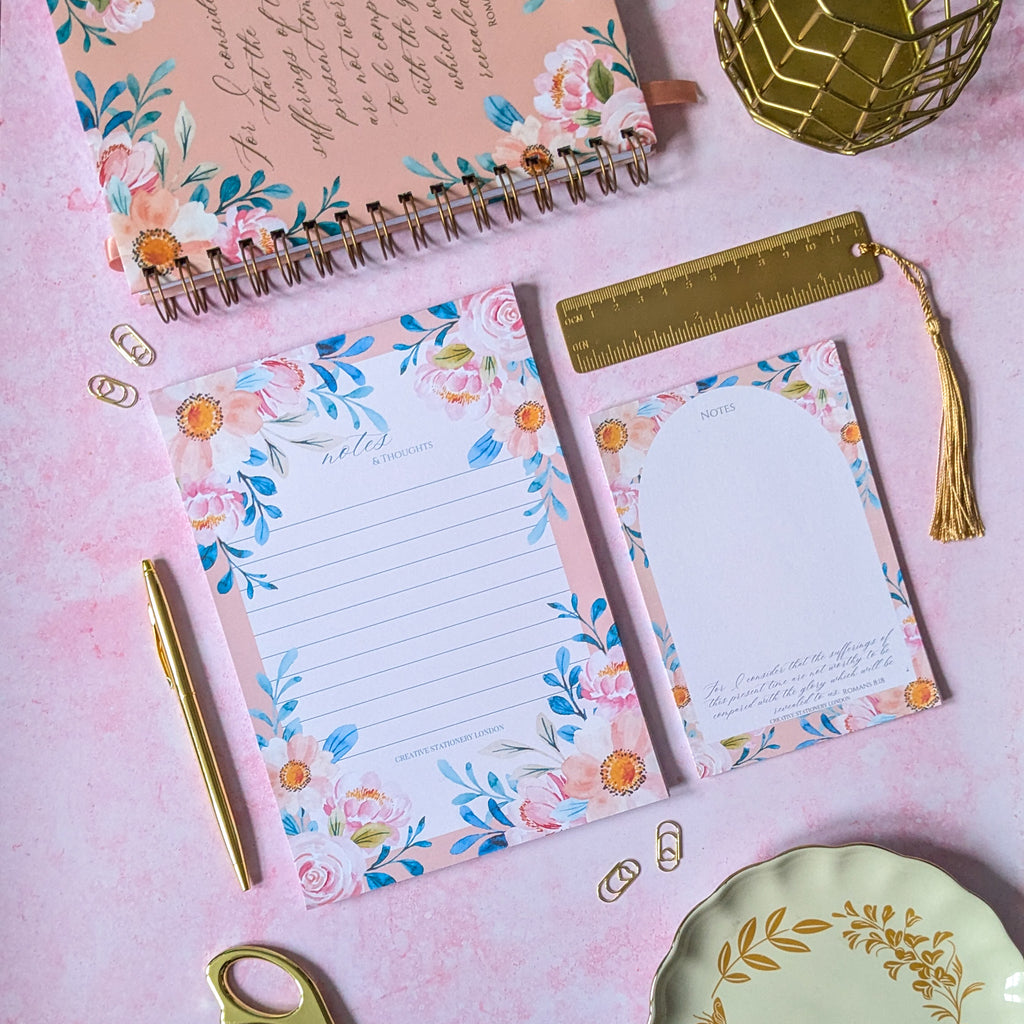 Truth in Florals | Lined Notepad