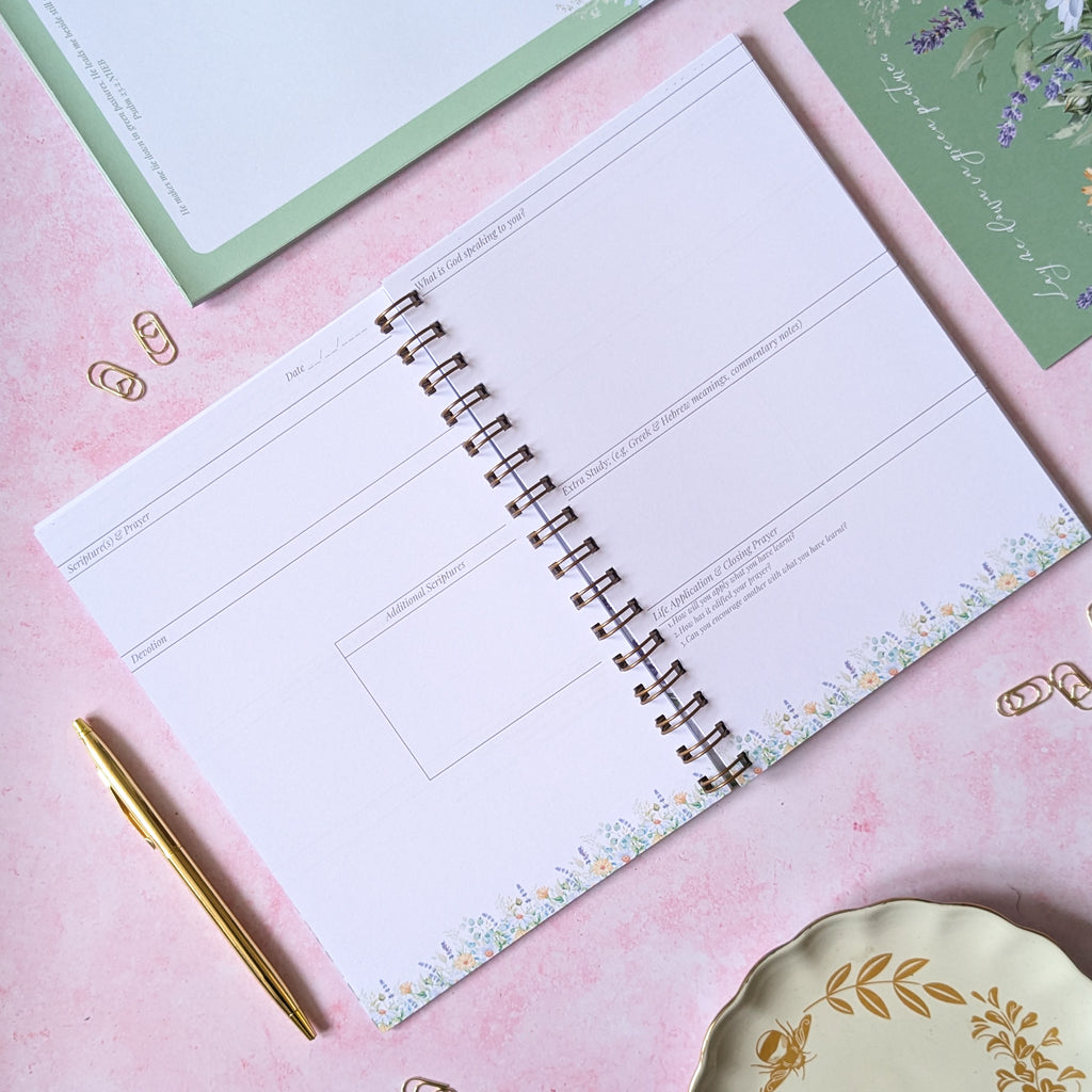 Lay me down | Psalm 23:2 | Notebook