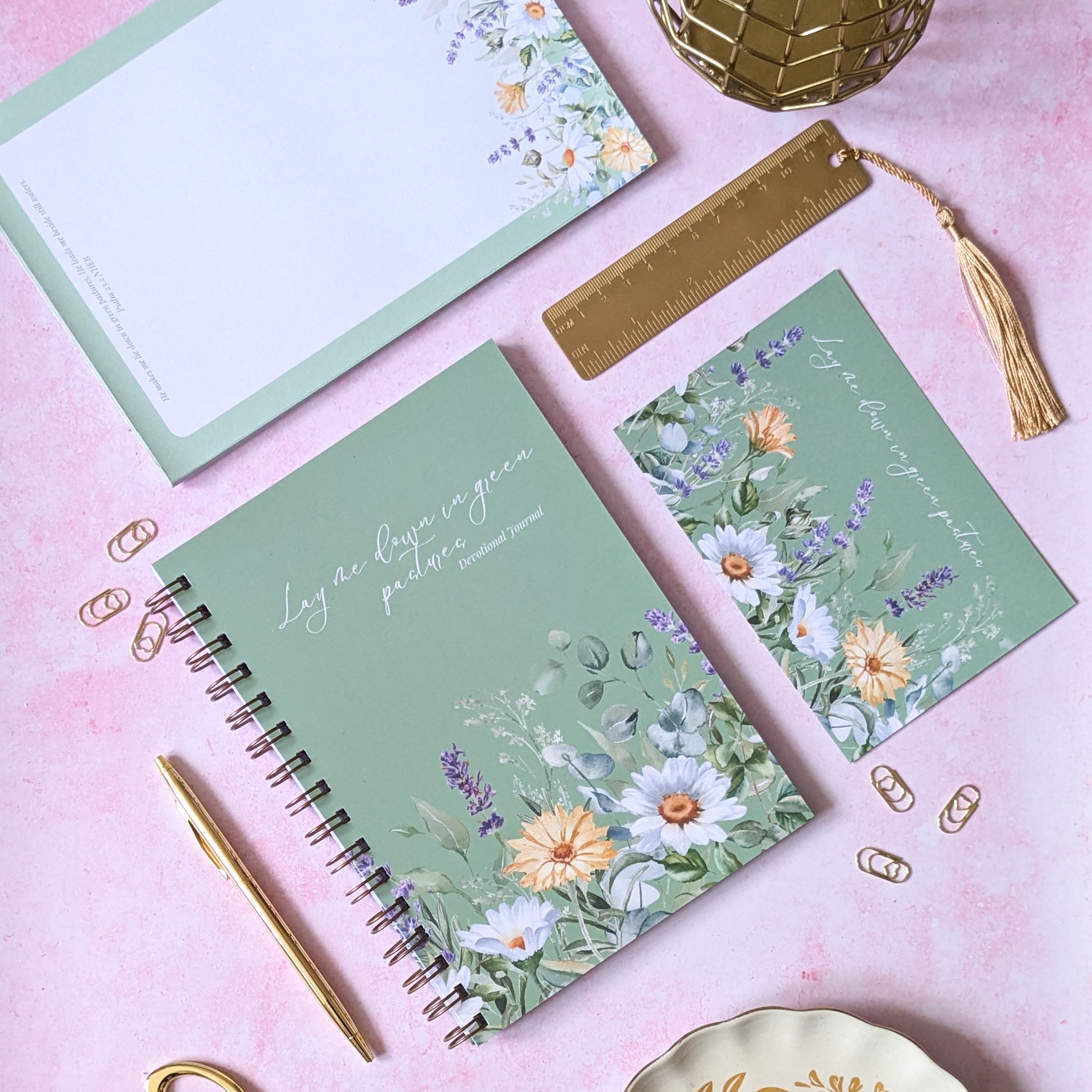 Lay me down | Psalm 23:2 | Notebook