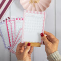 PRE ORDER | 2026 - 27 A6 Mid Year Desk Calendar & Stand | Portrait
