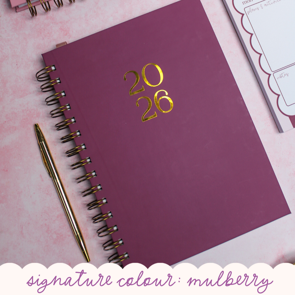 26 - 27 Dated Mid Diary | Signature Colour