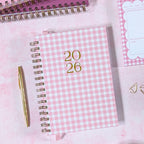 26 - 27 Dated Mid Year Diary | Gingham