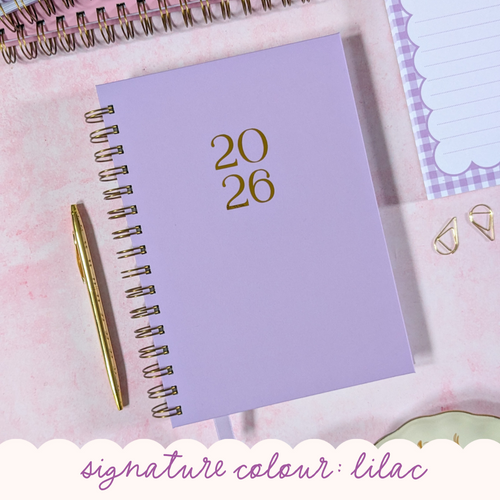 26 - 27 Dated Mid Diary | Signature Colour