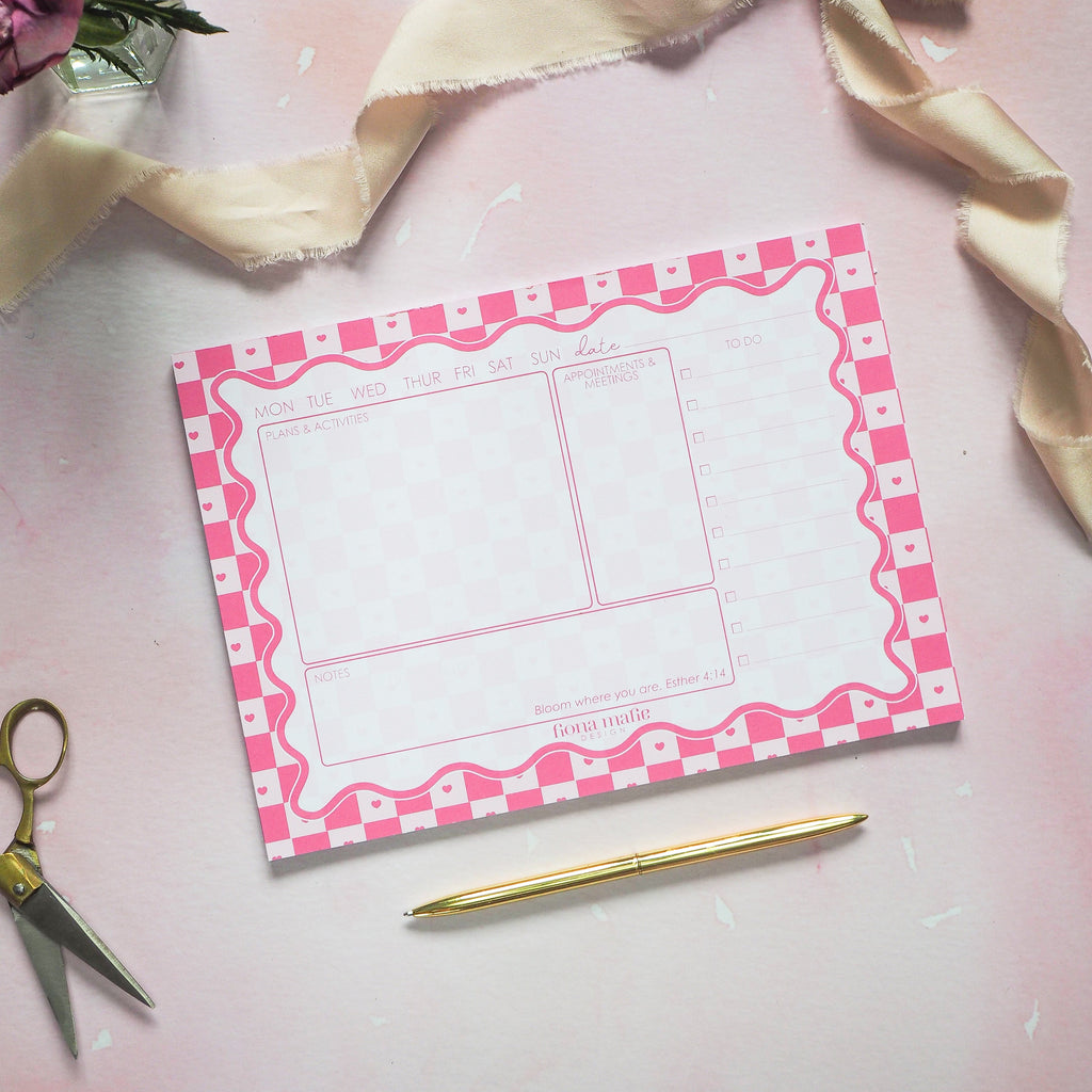 Bloom where you are | B5 Daily Desk Planner