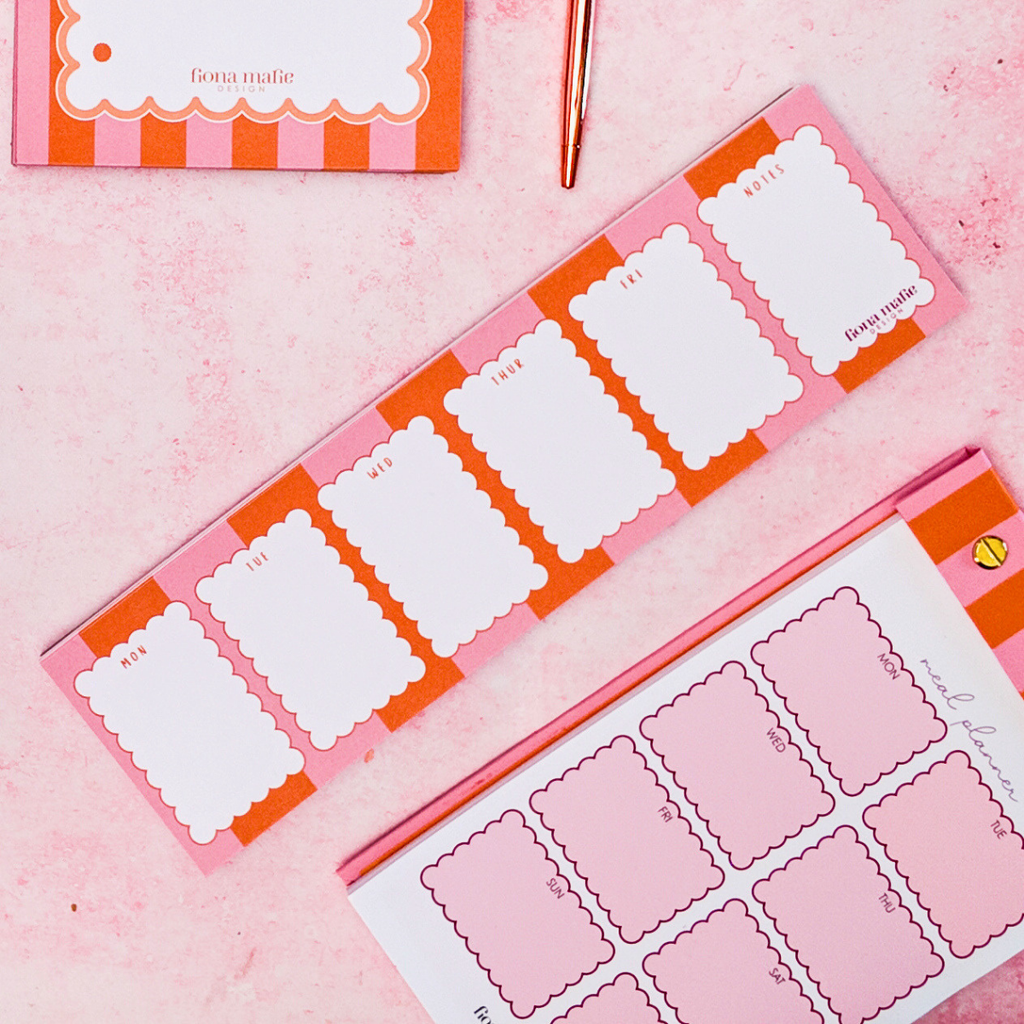 Keyboard Weekly Planner Pad | Summer of Colour Collection