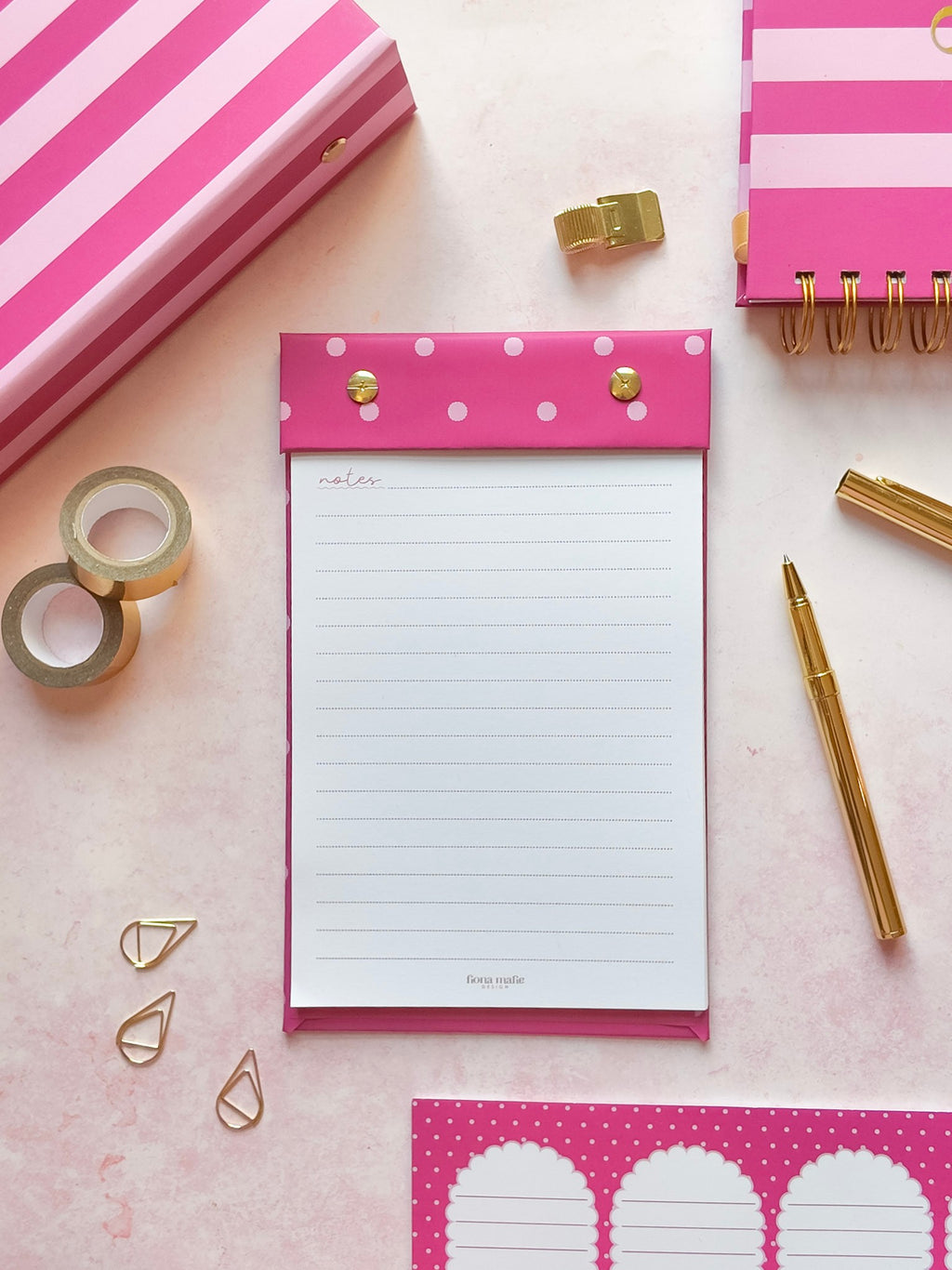 Mulberry | Slimline Refillable Notepad | Colour of Autumn Winter