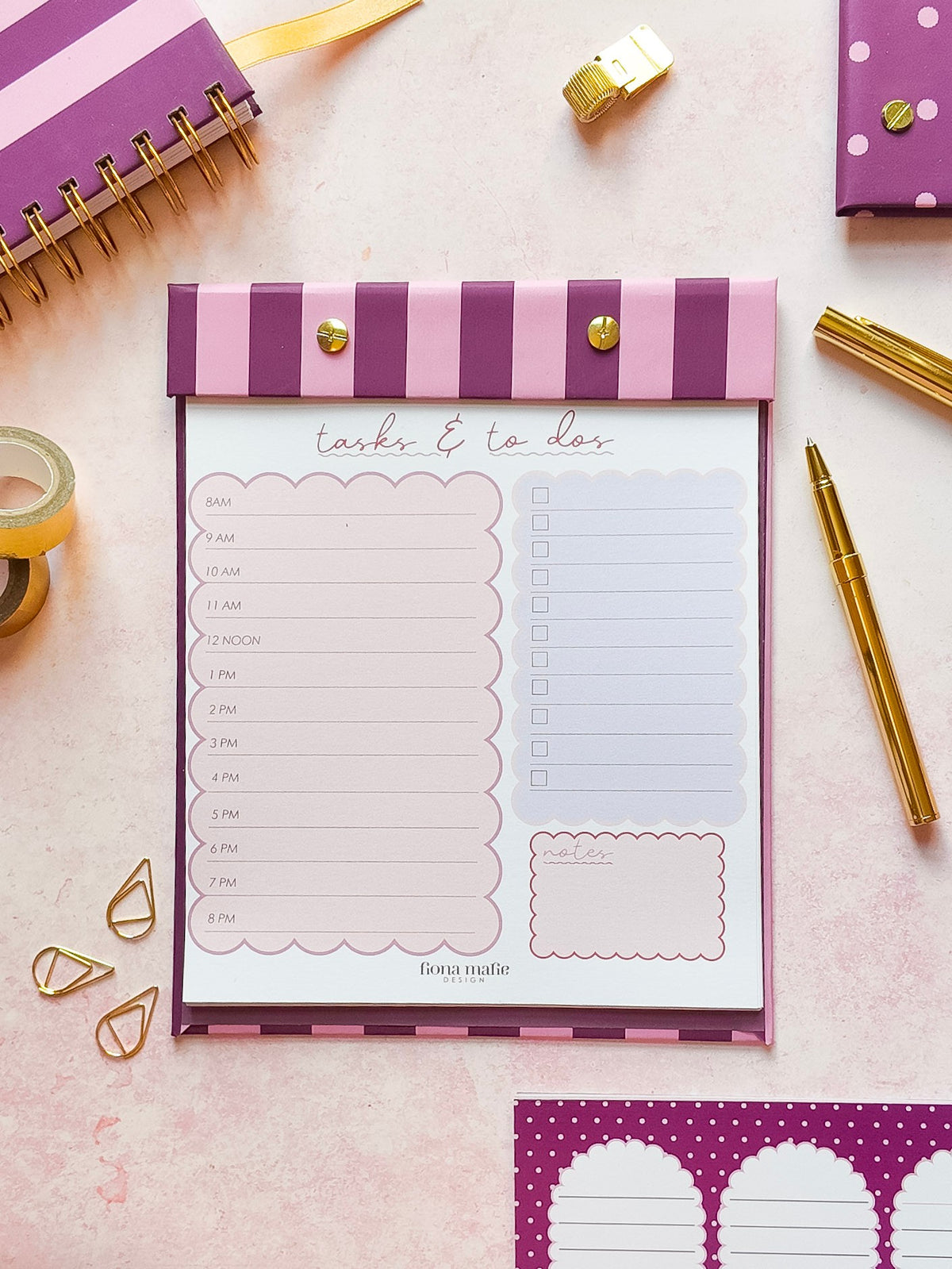 Plum | A5 Refillable Notepad | Colour of Autumn Winter