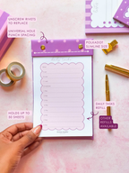 Lilac | Slimline Refillable Notepad | Colour of Autumn Winter