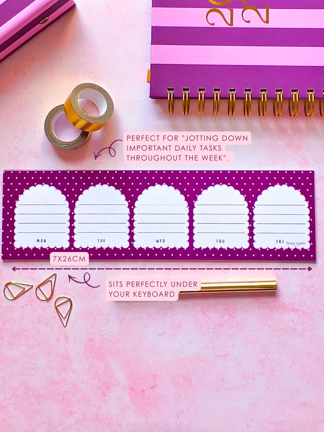 Plum | Keyboard Planner | Colour of Autumn Winter