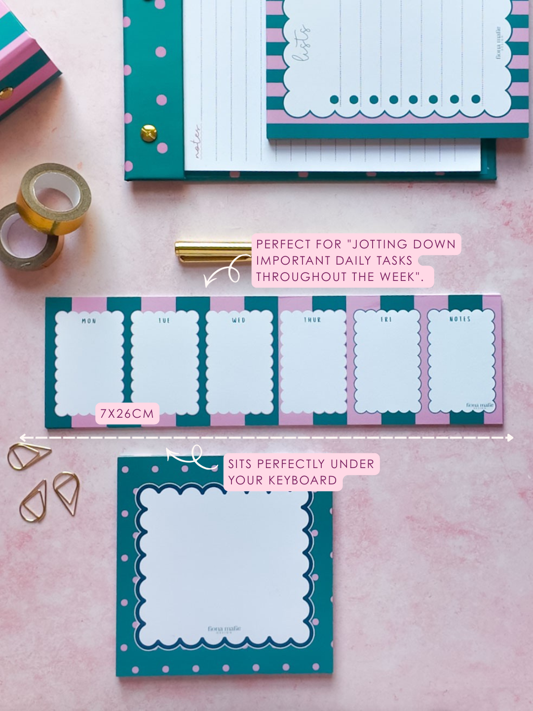 Teal | Keyboard Planner | Colour of Autumn Winter