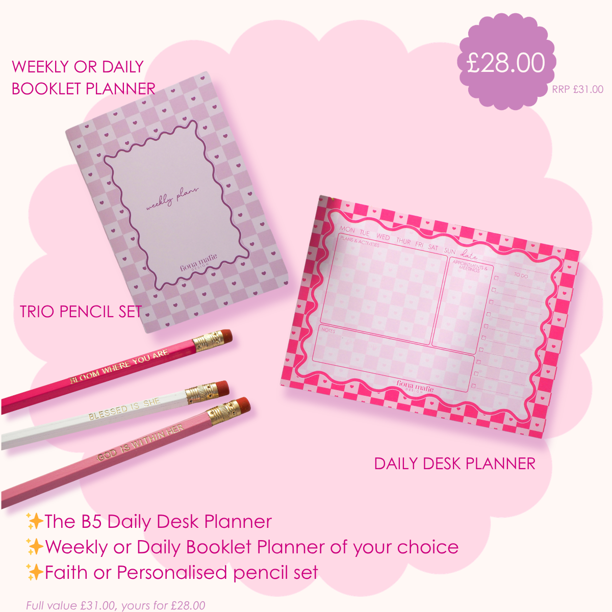 Desk Planner Bundle