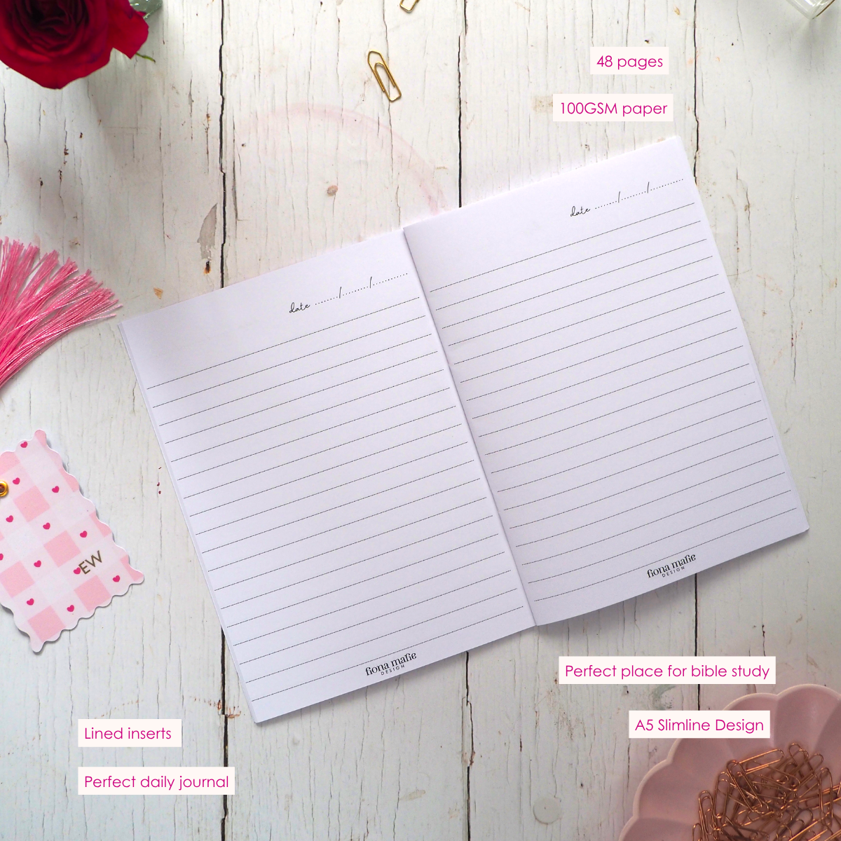 Notes & Dreams | Lined Booklet Journal