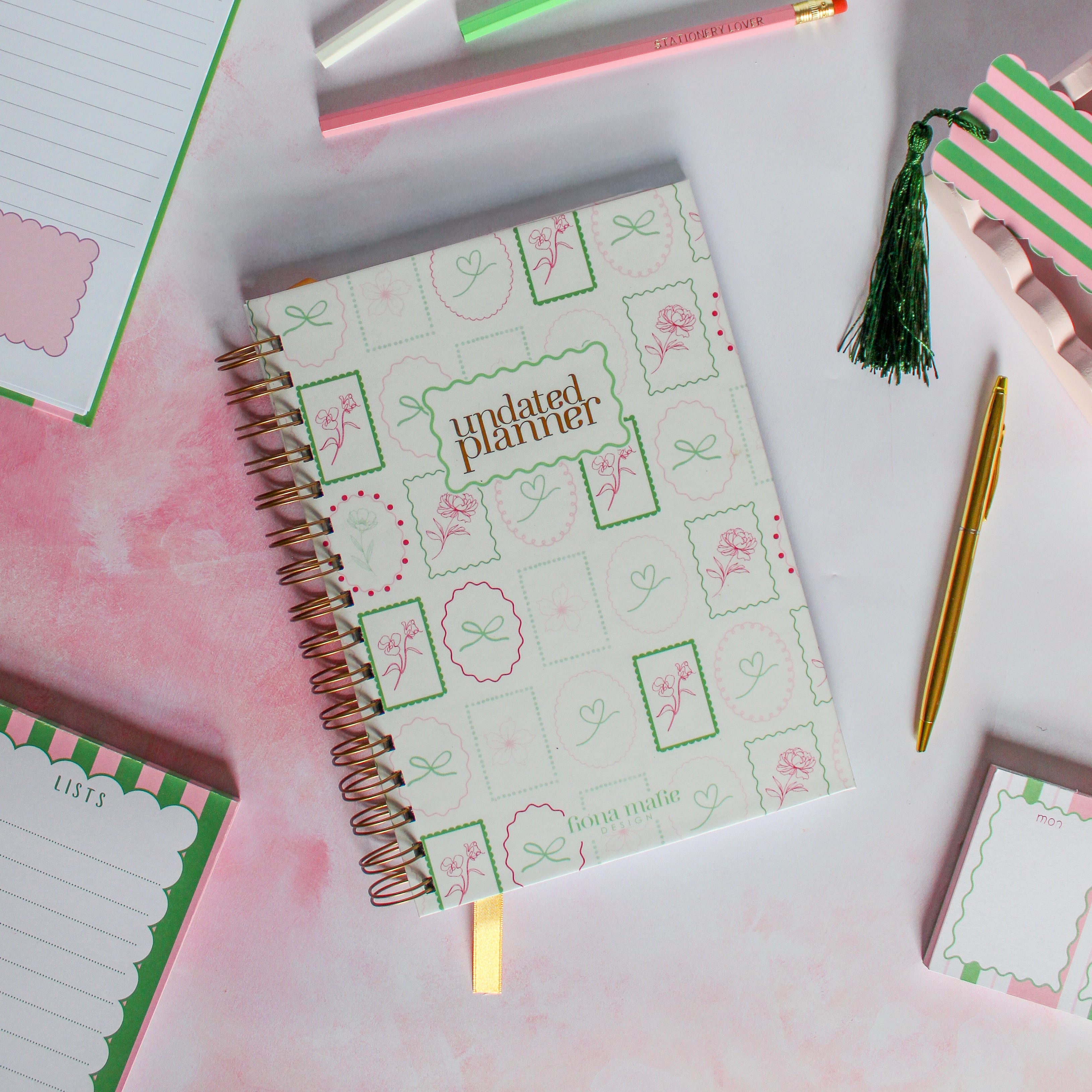 Green Joy Collection | The Undated Planner