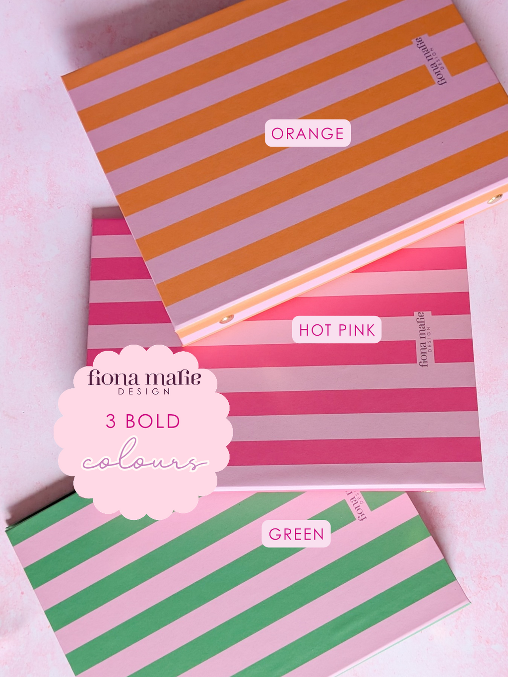 PRE ORDER - Hot Pink - 6 Ring Binder